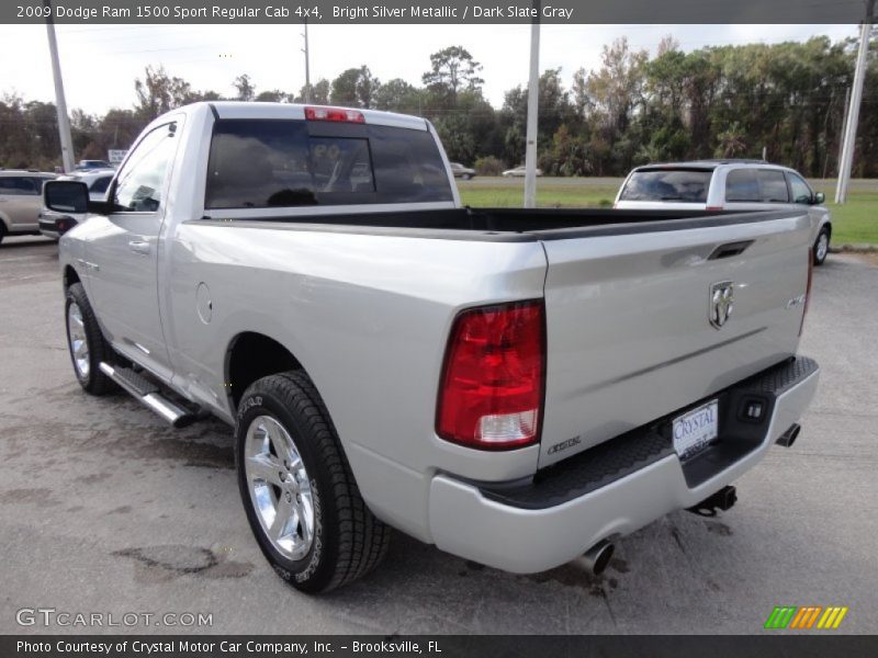 Bright Silver Metallic / Dark Slate Gray 2009 Dodge Ram 1500 Sport Regular Cab 4x4