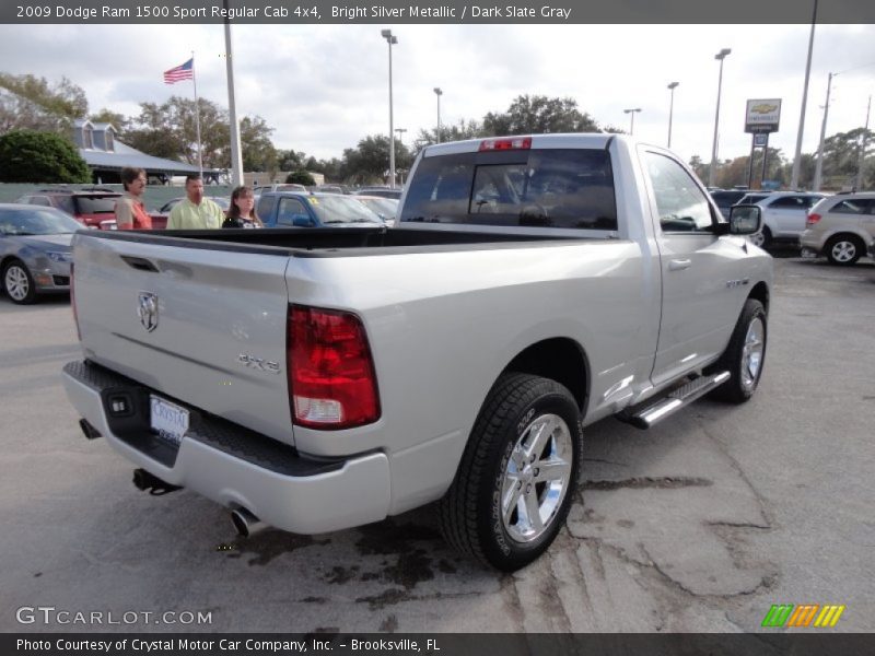 Bright Silver Metallic / Dark Slate Gray 2009 Dodge Ram 1500 Sport Regular Cab 4x4