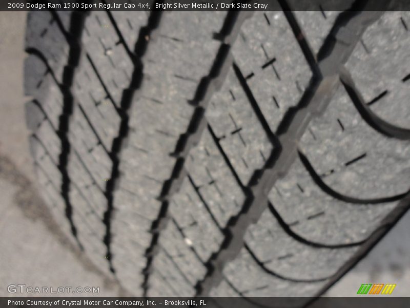 Bright Silver Metallic / Dark Slate Gray 2009 Dodge Ram 1500 Sport Regular Cab 4x4