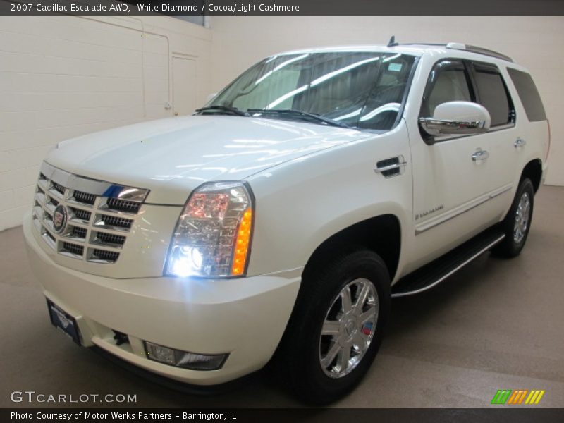 White Diamond / Cocoa/Light Cashmere 2007 Cadillac Escalade AWD