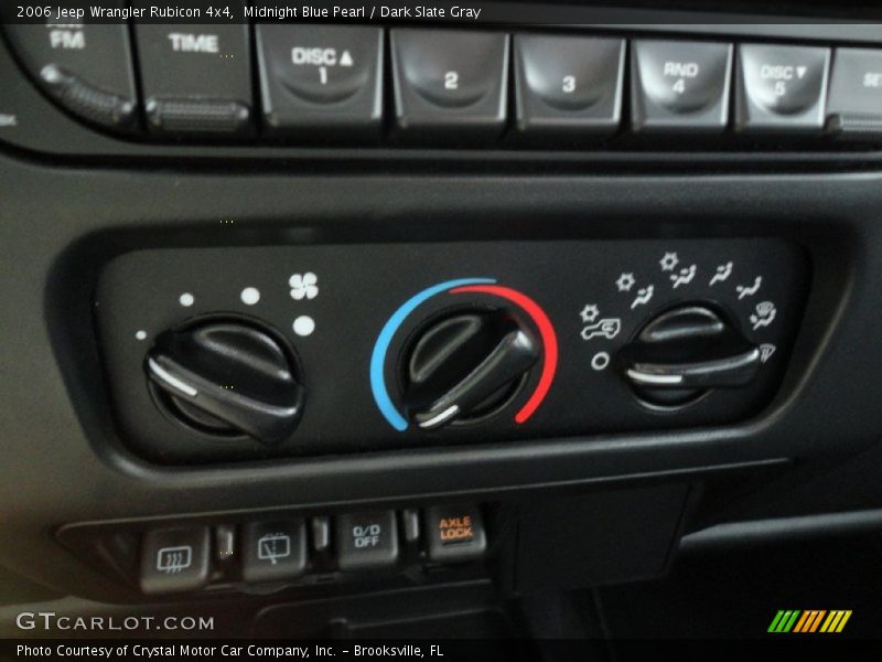Midnight Blue Pearl / Dark Slate Gray 2006 Jeep Wrangler Rubicon 4x4