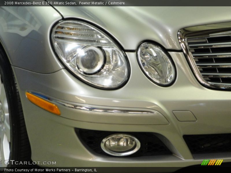 Pewter Metallic / Cashmere 2008 Mercedes-Benz E 350 4Matic Sedan