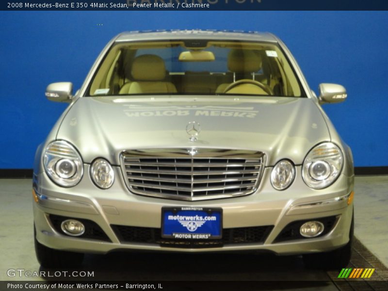 Pewter Metallic / Cashmere 2008 Mercedes-Benz E 350 4Matic Sedan