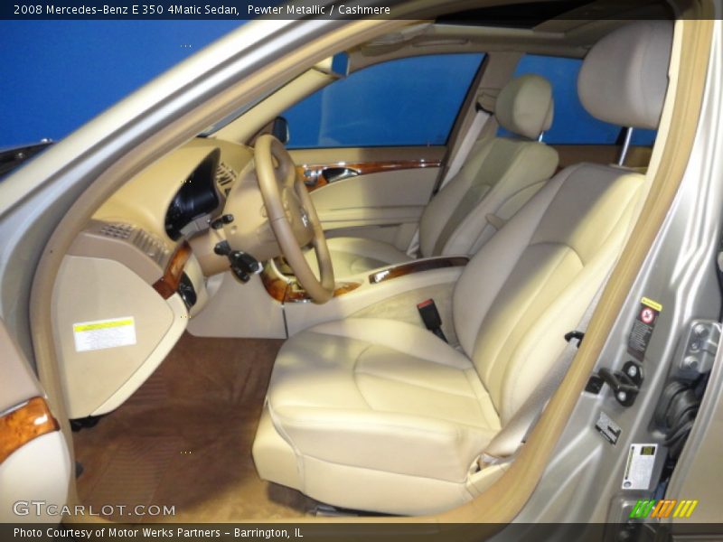 Pewter Metallic / Cashmere 2008 Mercedes-Benz E 350 4Matic Sedan
