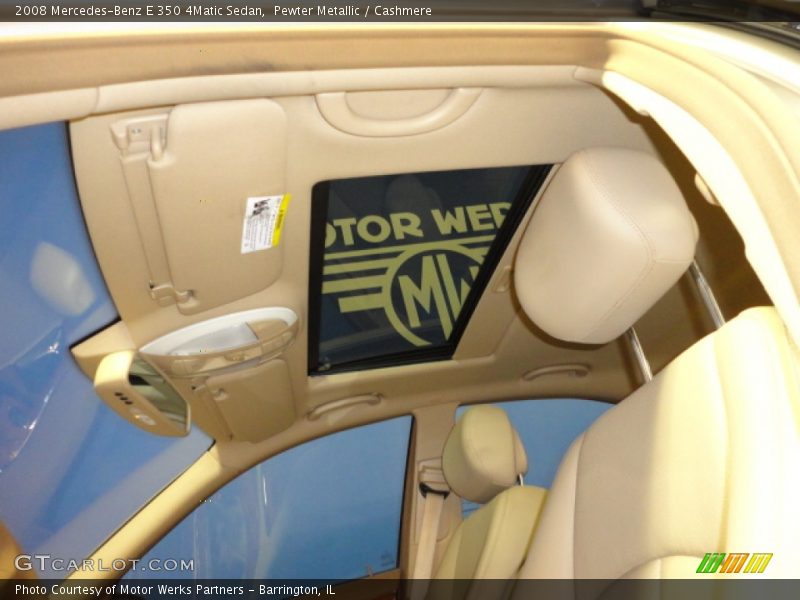 Pewter Metallic / Cashmere 2008 Mercedes-Benz E 350 4Matic Sedan