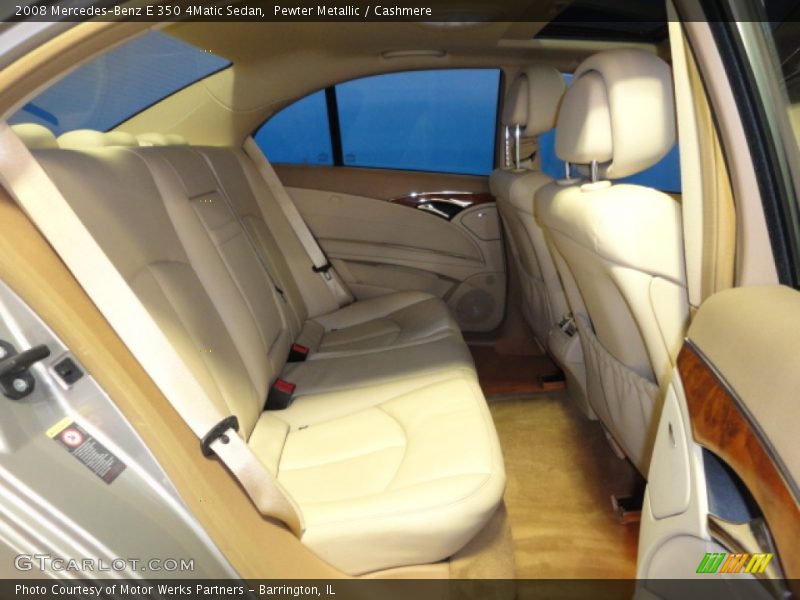 Pewter Metallic / Cashmere 2008 Mercedes-Benz E 350 4Matic Sedan
