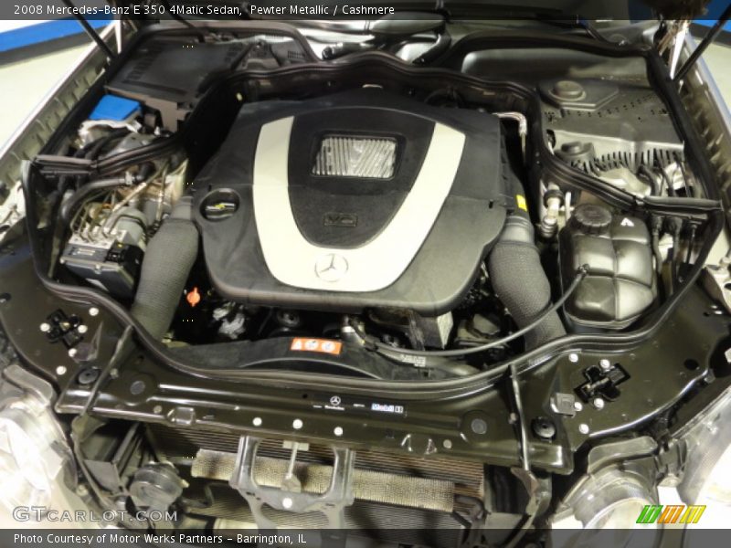 Pewter Metallic / Cashmere 2008 Mercedes-Benz E 350 4Matic Sedan