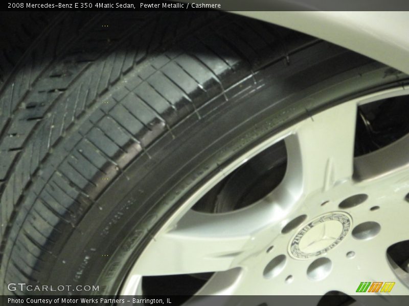 Pewter Metallic / Cashmere 2008 Mercedes-Benz E 350 4Matic Sedan