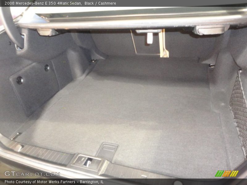 Black / Cashmere 2008 Mercedes-Benz E 350 4Matic Sedan