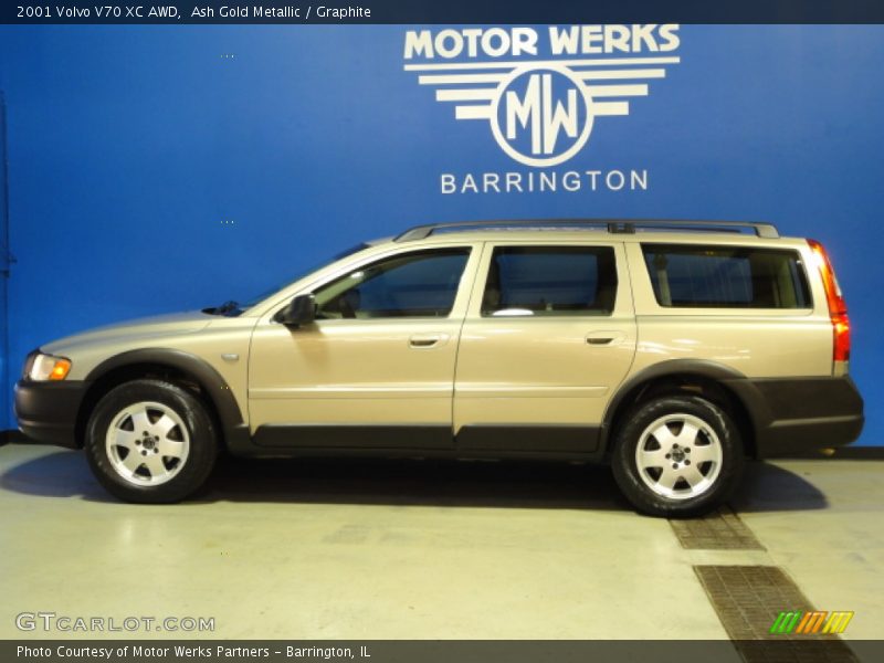 Ash Gold Metallic / Graphite 2001 Volvo V70 XC AWD