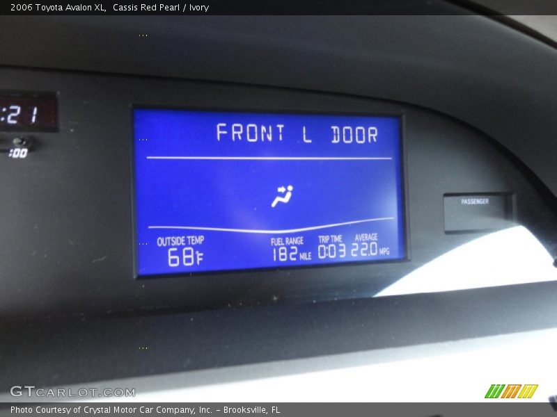 Cassis Red Pearl / Ivory 2006 Toyota Avalon XL
