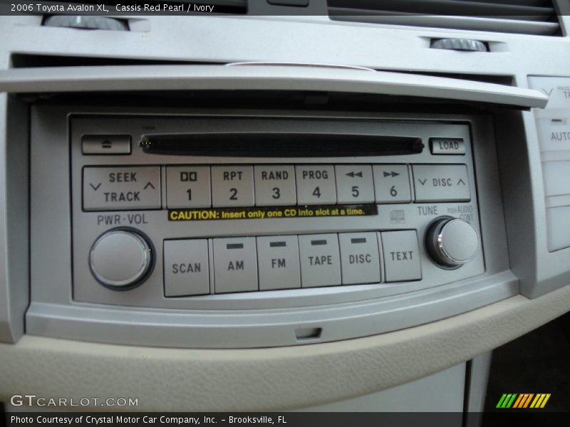 Cassis Red Pearl / Ivory 2006 Toyota Avalon XL