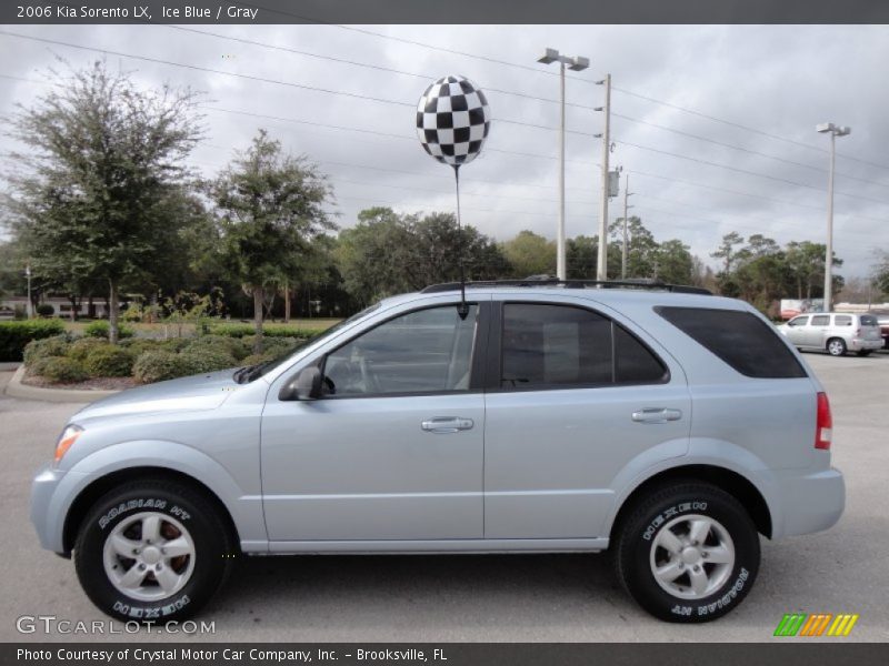 Ice Blue / Gray 2006 Kia Sorento LX