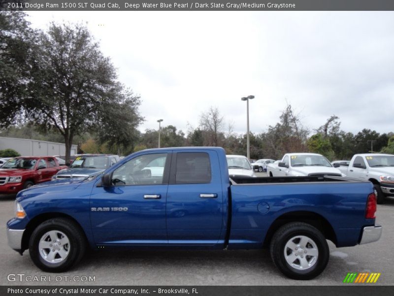  2011 Ram 1500 SLT Quad Cab Deep Water Blue Pearl