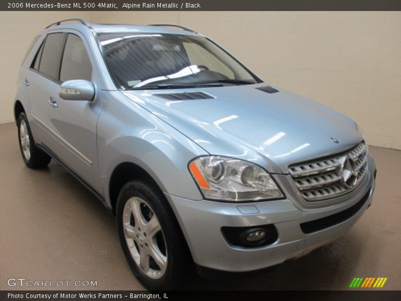 Alpine Rain Metallic / Black 2006 Mercedes-Benz ML 500 4Matic