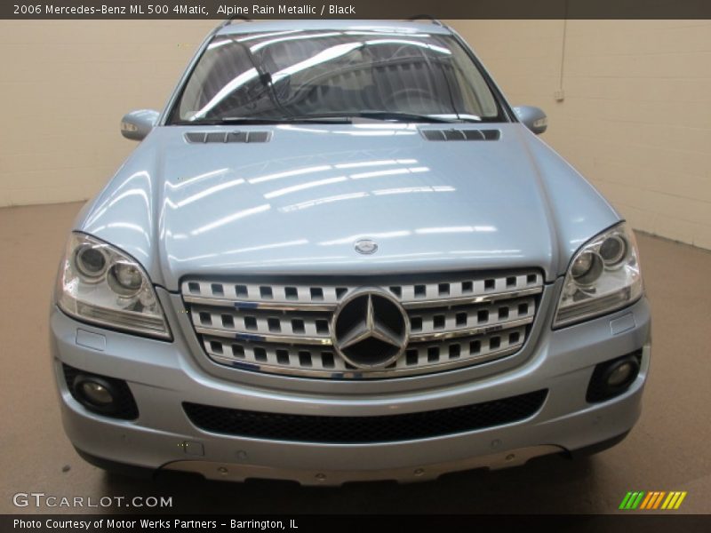 Alpine Rain Metallic / Black 2006 Mercedes-Benz ML 500 4Matic