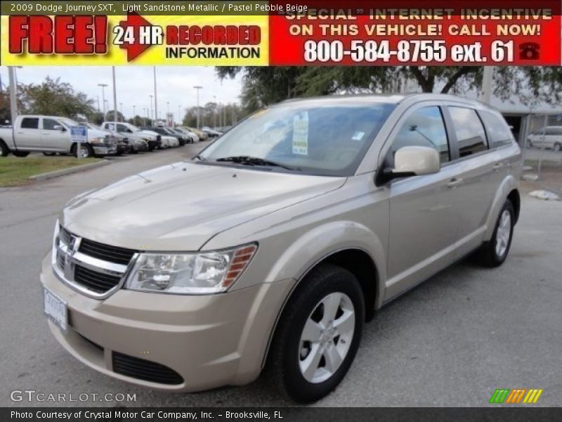 Light Sandstone Metallic / Pastel Pebble Beige 2009 Dodge Journey SXT