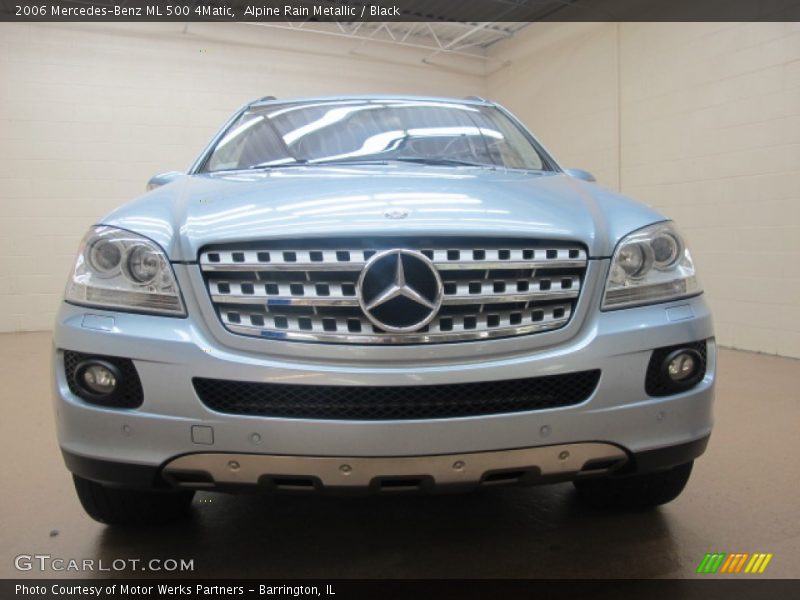 Alpine Rain Metallic / Black 2006 Mercedes-Benz ML 500 4Matic