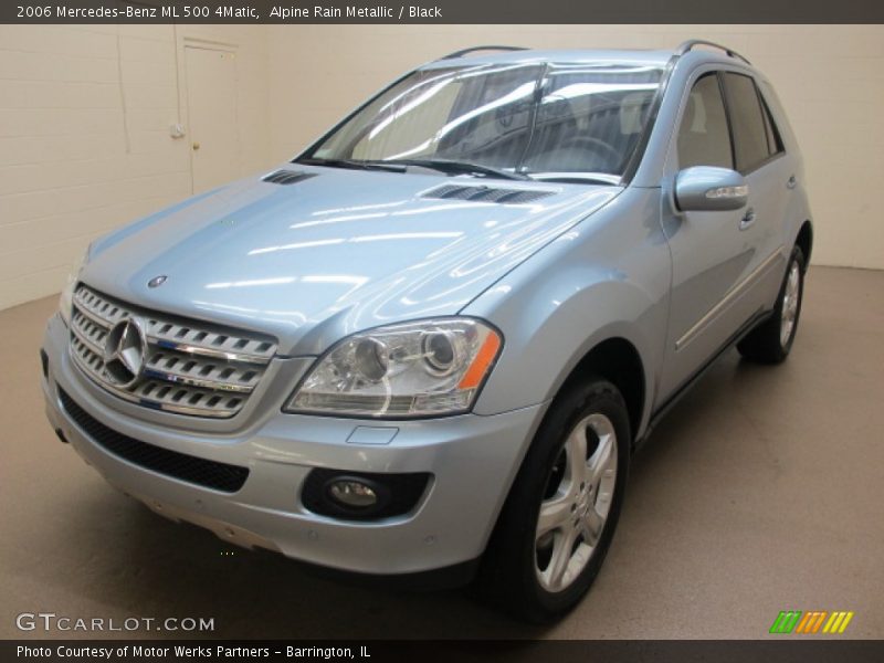Alpine Rain Metallic / Black 2006 Mercedes-Benz ML 500 4Matic