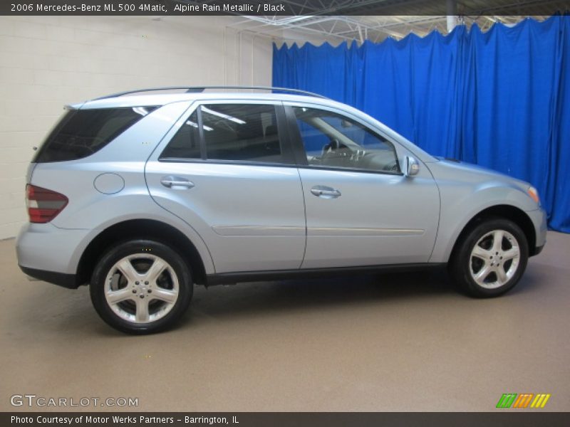 Alpine Rain Metallic / Black 2006 Mercedes-Benz ML 500 4Matic