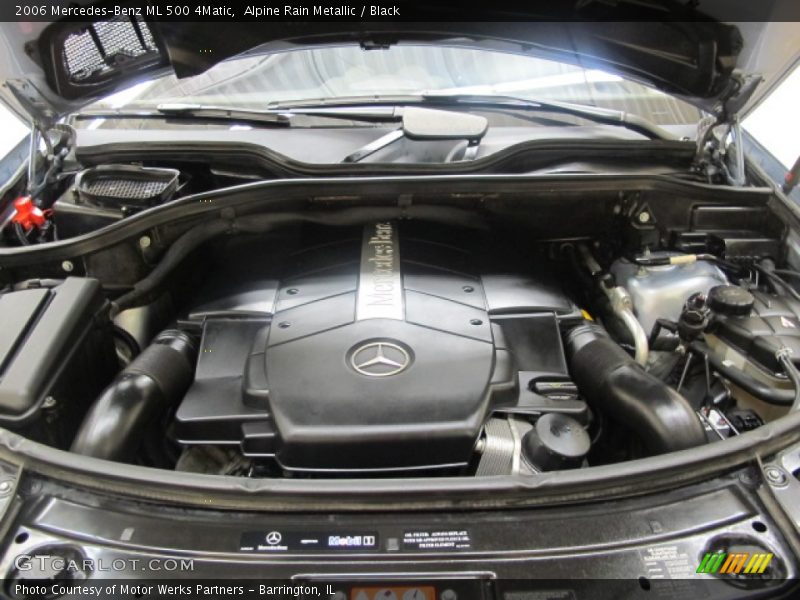 Alpine Rain Metallic / Black 2006 Mercedes-Benz ML 500 4Matic