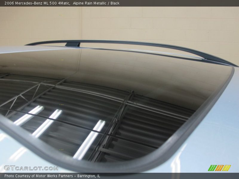 Alpine Rain Metallic / Black 2006 Mercedes-Benz ML 500 4Matic