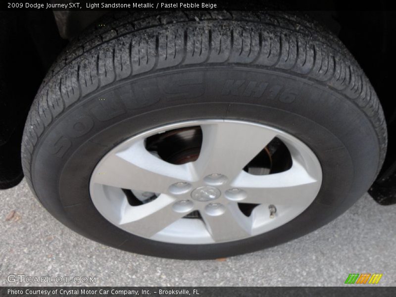 Light Sandstone Metallic / Pastel Pebble Beige 2009 Dodge Journey SXT