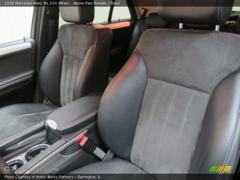 Alpine Rain Metallic / Black 2006 Mercedes-Benz ML 500 4Matic