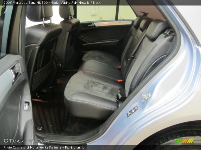 Alpine Rain Metallic / Black 2006 Mercedes-Benz ML 500 4Matic