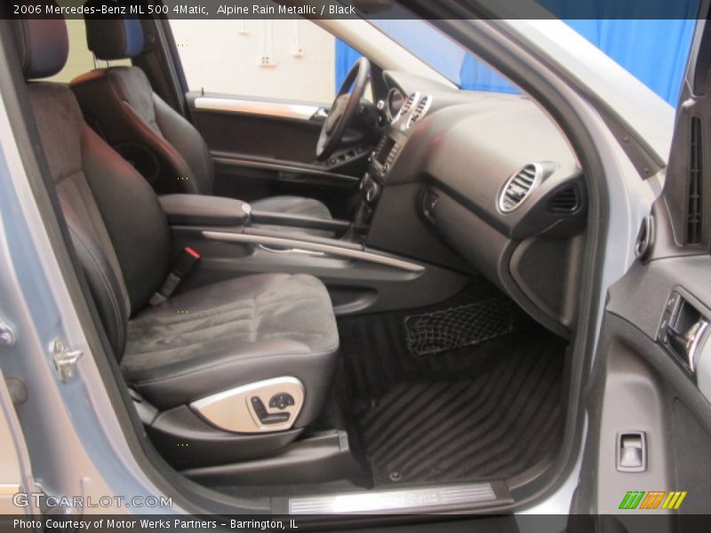 Alpine Rain Metallic / Black 2006 Mercedes-Benz ML 500 4Matic