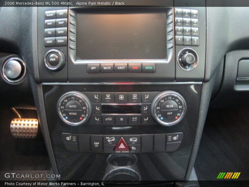 Alpine Rain Metallic / Black 2006 Mercedes-Benz ML 500 4Matic