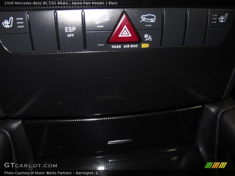 Alpine Rain Metallic / Black 2006 Mercedes-Benz ML 500 4Matic