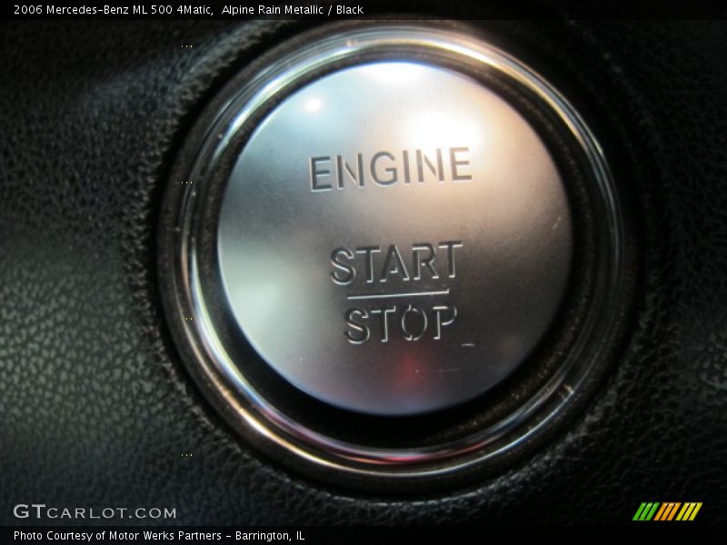 Alpine Rain Metallic / Black 2006 Mercedes-Benz ML 500 4Matic