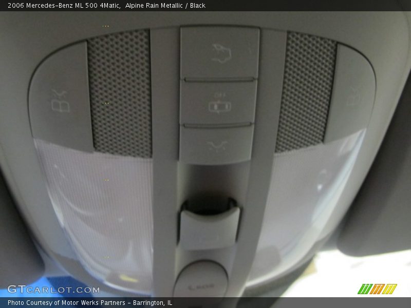 Alpine Rain Metallic / Black 2006 Mercedes-Benz ML 500 4Matic