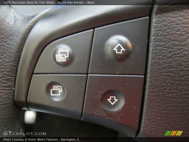 Alpine Rain Metallic / Black 2006 Mercedes-Benz ML 500 4Matic