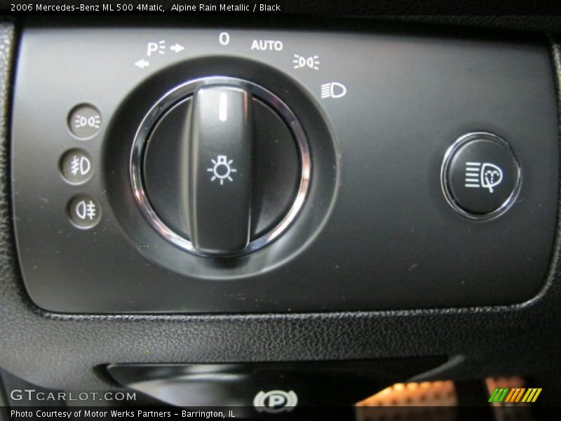 Alpine Rain Metallic / Black 2006 Mercedes-Benz ML 500 4Matic