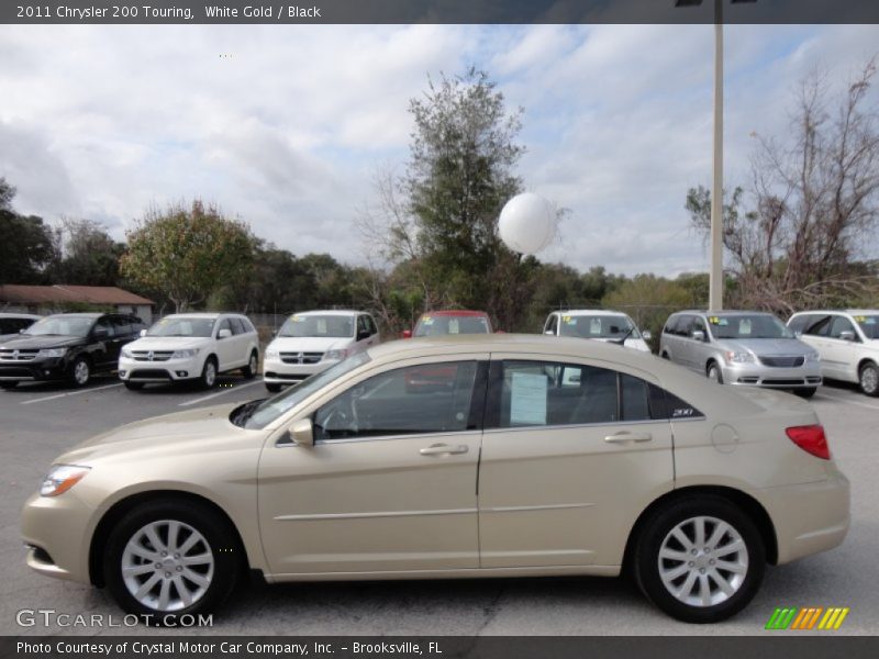 White Gold / Black 2011 Chrysler 200 Touring