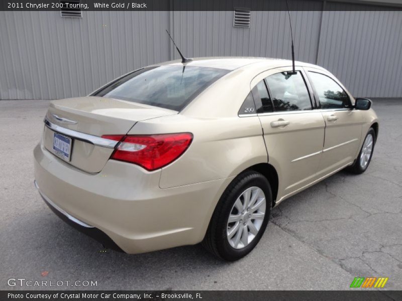 White Gold / Black 2011 Chrysler 200 Touring