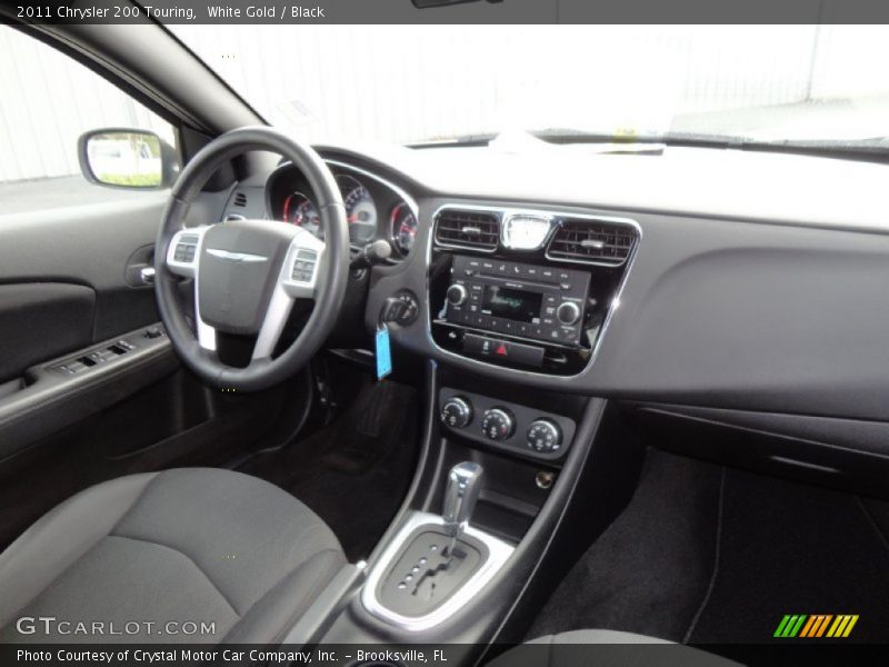 White Gold / Black 2011 Chrysler 200 Touring