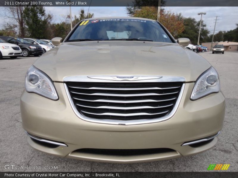 White Gold / Black 2011 Chrysler 200 Touring