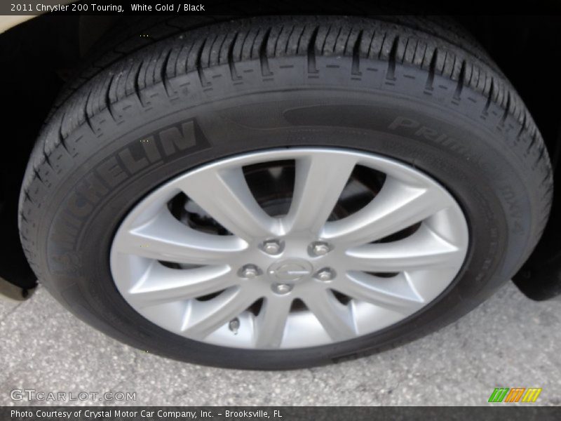 White Gold / Black 2011 Chrysler 200 Touring
