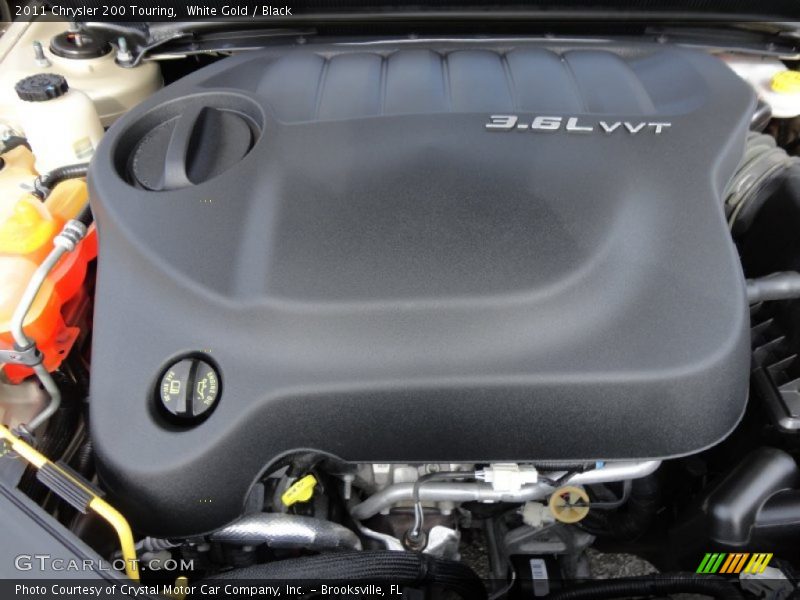 White Gold / Black 2011 Chrysler 200 Touring