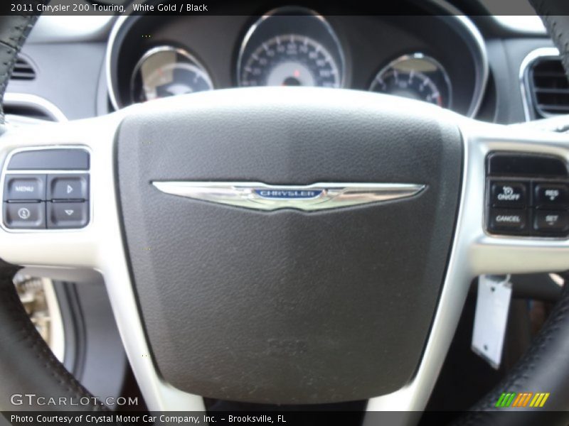 White Gold / Black 2011 Chrysler 200 Touring