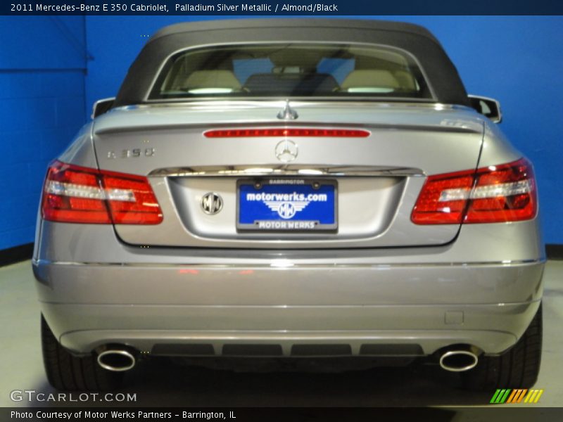 Palladium Silver Metallic / Almond/Black 2011 Mercedes-Benz E 350 Cabriolet