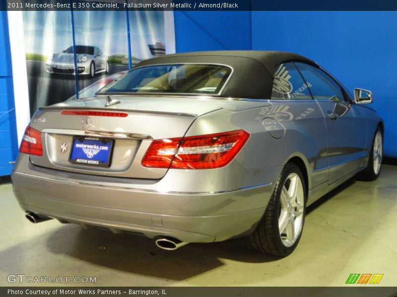 Palladium Silver Metallic / Almond/Black 2011 Mercedes-Benz E 350 Cabriolet