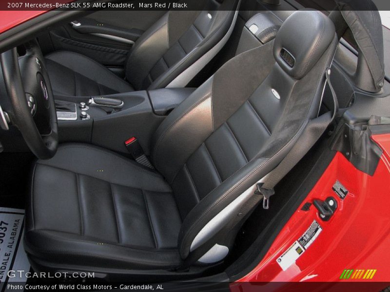  2007 SLK 55 AMG Roadster Black Interior