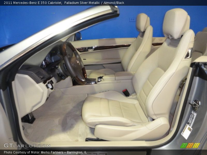 Palladium Silver Metallic / Almond/Black 2011 Mercedes-Benz E 350 Cabriolet