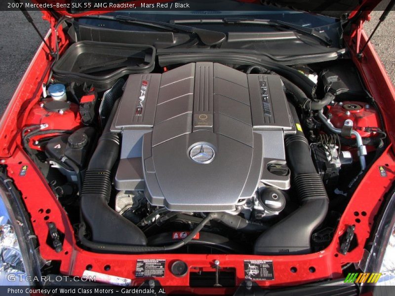  2007 SLK 55 AMG Roadster Engine - 5.5 Liter AMG SOHC 24-Valve V8