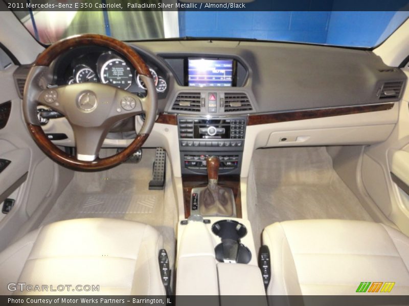 Palladium Silver Metallic / Almond/Black 2011 Mercedes-Benz E 350 Cabriolet