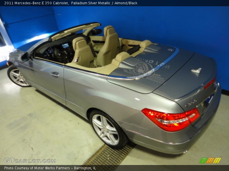 Palladium Silver Metallic / Almond/Black 2011 Mercedes-Benz E 350 Cabriolet